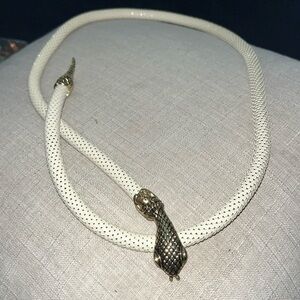 Vintage snake necklace